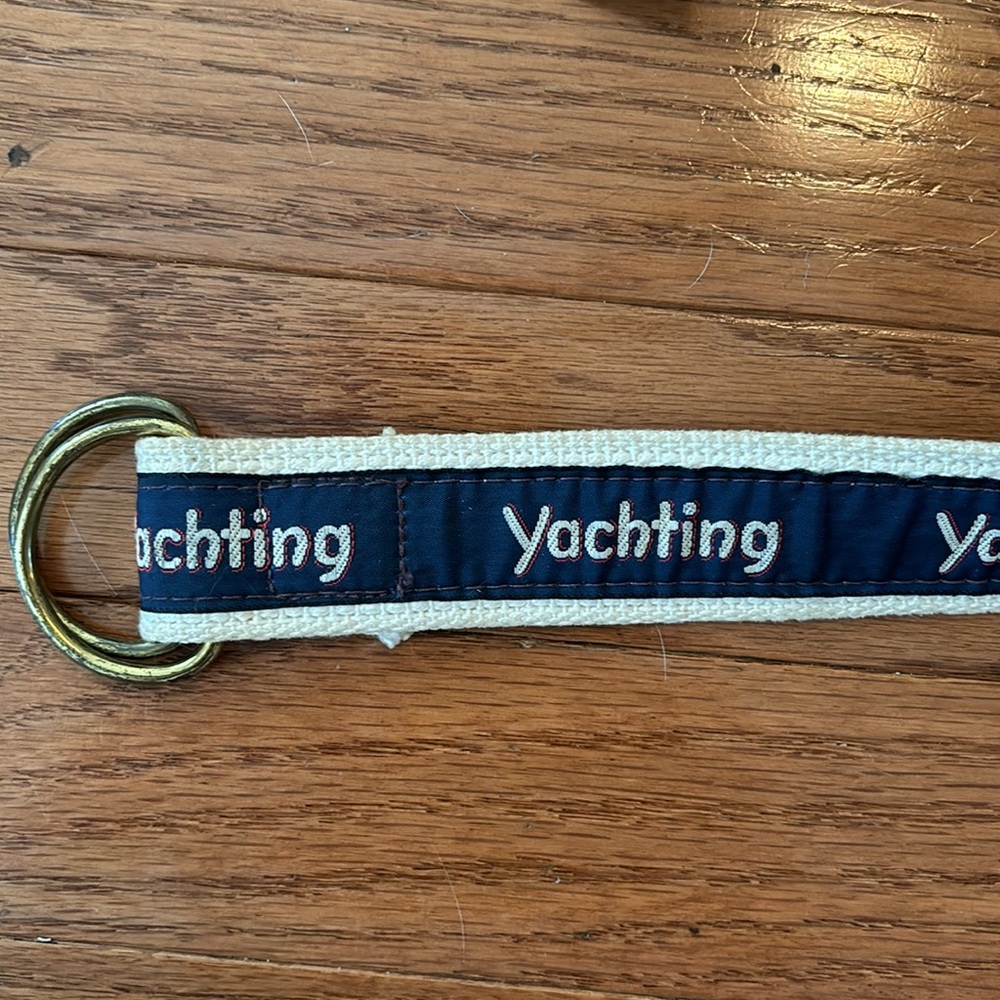 Vintage Yatching Belt 38 inches long. Will fit size 30 and lower